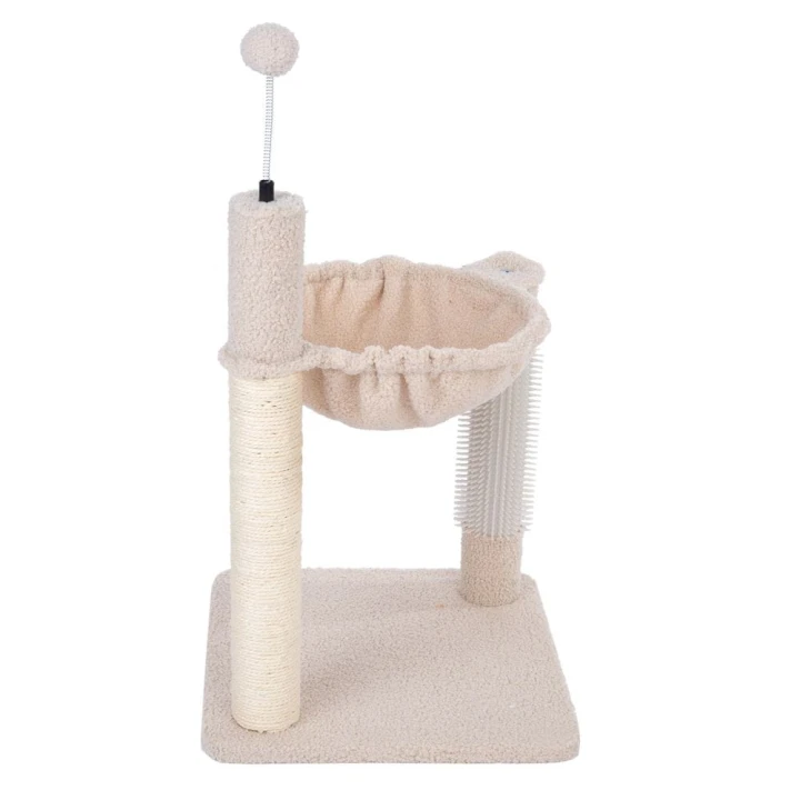 drapak-dla-kota-tiaki-z-hamakiem-shearly-bezowy-5