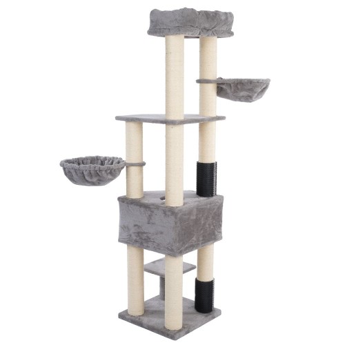 drapak-dla-kota-zooplus-basics-xxl-szary-2