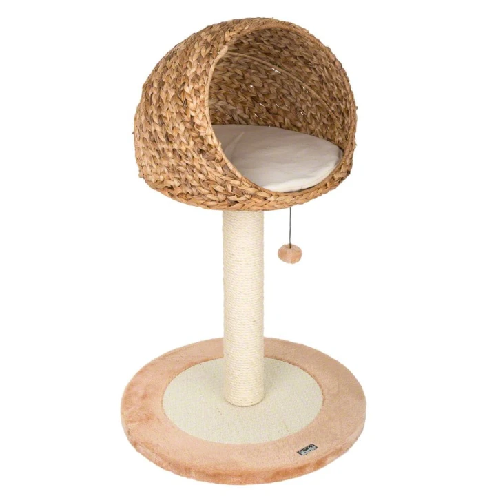 drapak-dla-kota-karlie-banana-leaf-little-hole-bezowy-3