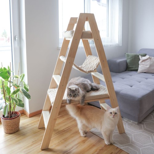 drapak-dla-kota-kerbl-pet-ladder-bezowy-1