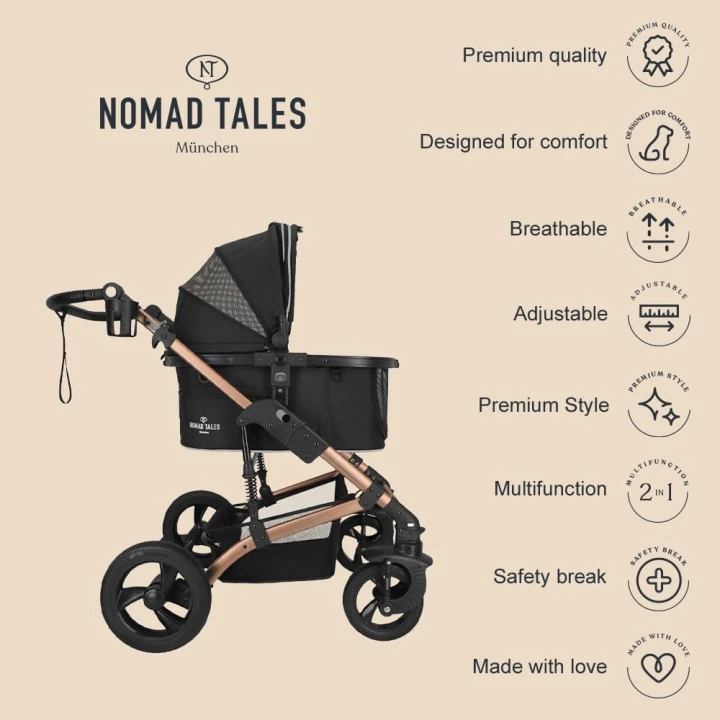 nomad-tales-wozek-dla-zwierzat-calma-rozowe-zloto-3