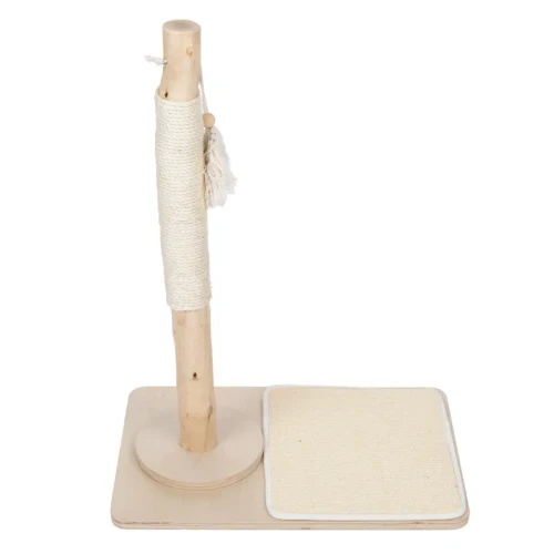 Kompaktowy beżowy drapak słupek dla kota Modern Living Accra 81cm