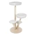 Ruchoma piłka sizalowa do zabawy zawieszona na gałęzi drapaka dla kota